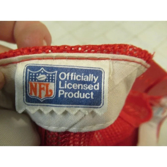 Super Bowl XXII 1988 Vintage Red Blue San Diego Snapback Trucker Hat Cap Mesh - Picture 6 of 7